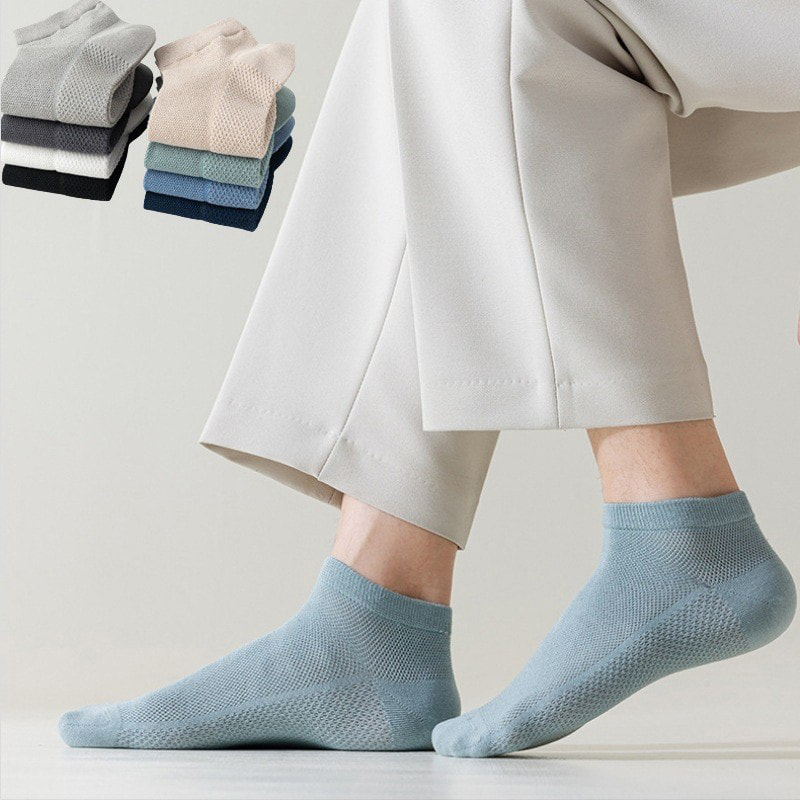 সুতির জাল পুরুষদের নৌকা মোজা