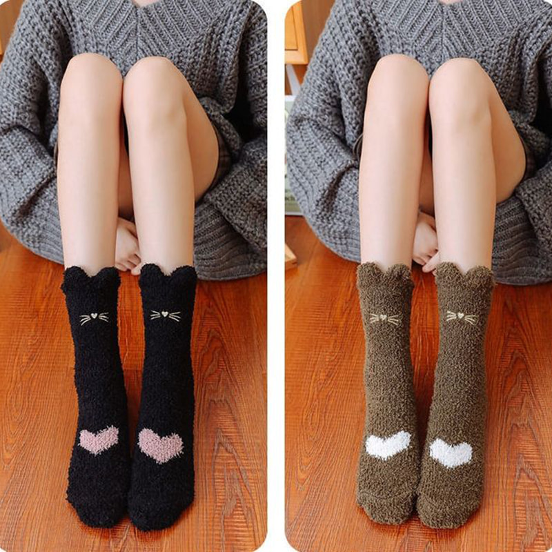 কোরাল ফ্লিস মোজা, শিশুদের ফিউরি মিড-টার্ম মোজা, শরত্কাল এবং শীতের বিড়াল নখ, সুন্দর, অ্যান্টি স্লিপ, উষ্ণ ঘুম, মেঝে ঘুমন্ত মোজা কোরাল ফ্লিস মোজা, শিশুদের ফিউরি মিড-টার্ম মোজা, শরত্কাল এবং শীতের বিড়াল নখ, সুন্দর, অ্যান্টি স্লিপ, উষ্ণ ঘুম, মেঝে ঘুমন্ত মোজা