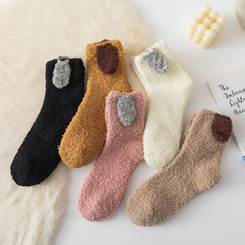 জাপানি 3 ডি খরগোশের কান কোরাল ভেলভেট মোজা মেয়েদের বাড়ির অর্ধেক ভেলভেট ফ্লোর মোজা জাপানি 3 ডি খরগোশের কান কোরাল ভেলভেট মোজা মেয়েদের বাড়ির অর্ধেক ভেলভেট ফ্লোর মোজা