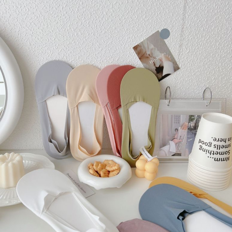 মোরান্দি আইস সিল্ক স্প্লিকিং আইস সিল্ক ফ্যাব্রিক অদৃশ্য মোজা