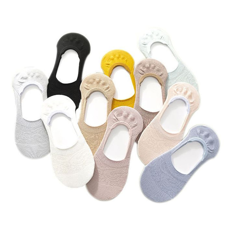 অগভীর ফাঁকা মোজা দিয়ে সলিড কালার উইমেন বোট মোজা অগভীর ফাঁকা মোজা দিয়ে সলিড কালার উইমেন বোট মোজা