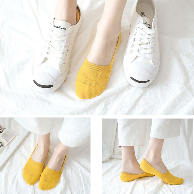 অগভীর ফাঁকা মোজা দিয়ে সলিড কালার উইমেন বোট মোজা অগভীর ফাঁকা মোজা দিয়ে সলিড কালার উইমেন বোট মোজা