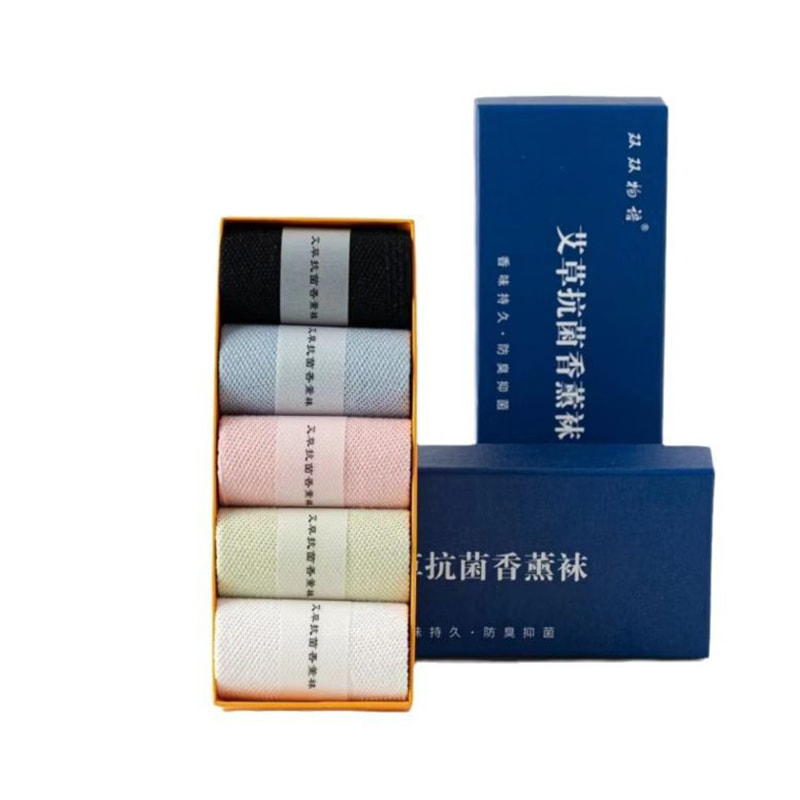 এআই কও অ্যারোমাথেরাপি উপহার বাক্স মহিলাদের জাল শর্ট মোজা