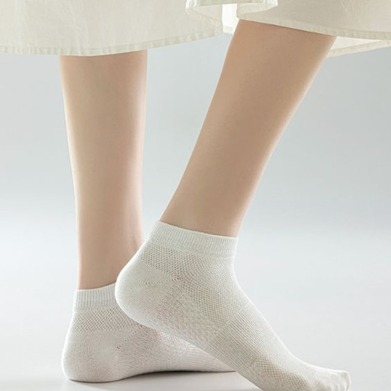 এআই কও অ্যারোমাথেরাপি উপহার বাক্স মহিলাদের জাল শর্ট মোজা