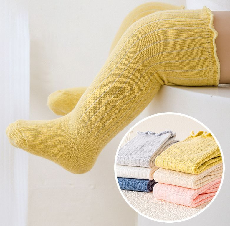 স্প্রিং বেবি লং টিউব মোজা বসন্ত এবং শরতের হাঁটু মোজা কালো ছত্রাক জরি নবজাতকের শিশুর মোজা স্প্রিং বেবি লং টিউব মোজা বসন্ত এবং শরতের হাঁটু মোজা কালো ছত্রাক জরি নবজাতকের শিশুর মোজা